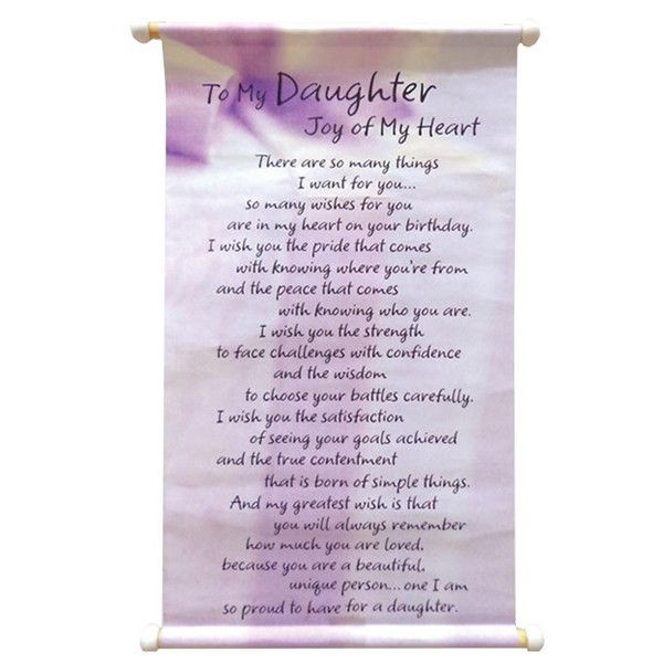 Best ideas about Birthday Quotes For Daughter
. Save or Pin To My Daughter Joy of My Heart There are so many things i Now.