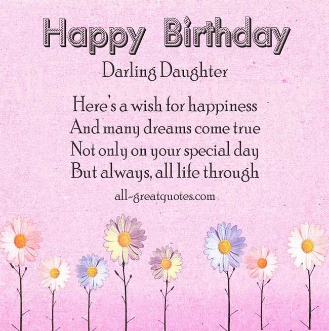 Best ideas about Birthday Quotes For Daughter From Mom
. Save or Pin Birthday Wishes For Daughter Mom Dad To Daughter Now.