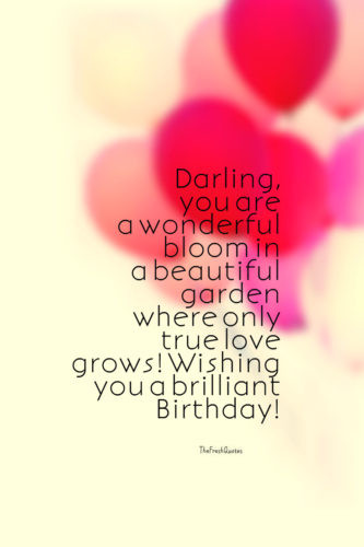 Best ideas about Birthday Quotes For Girlfriend
. Save or Pin 45 Cute and Romantic Birthday Wishes with Now.