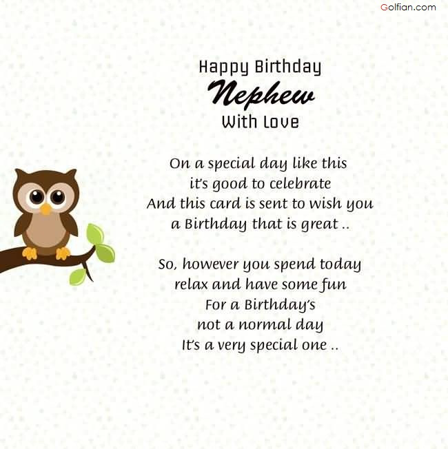 Best ideas about Birthday Quotes For Nephew
. Save or Pin 50 Wonderful Birthday Wishes For Nephew – Beautiful Now.