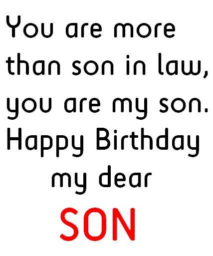 Best ideas about Birthday Quotes For Son In Law
. Save or Pin Sons Birthday Quotes And Sayings QuotesGram Now.