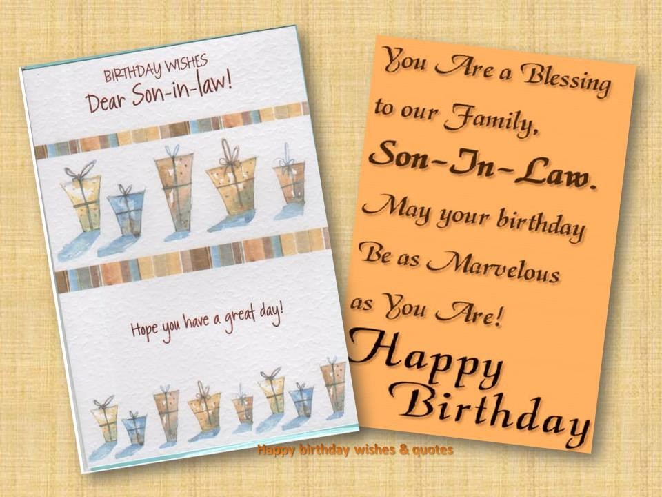 Best ideas about Birthday Quotes For Son In Law
. Save or Pin HAPPY BIRTHDAY QUOTES FOR SON IN LAW image quotes at Now.