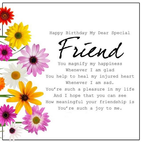 Best ideas about Birthday Quotes For Special Friend
. Save or Pin 40 Birthday Wishes For Special Friend Now.