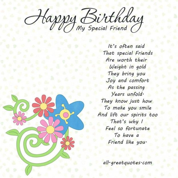 Best ideas about Birthday Quotes For Special Friend
. Save or Pin Happy Birthday to a Special Friend Now.