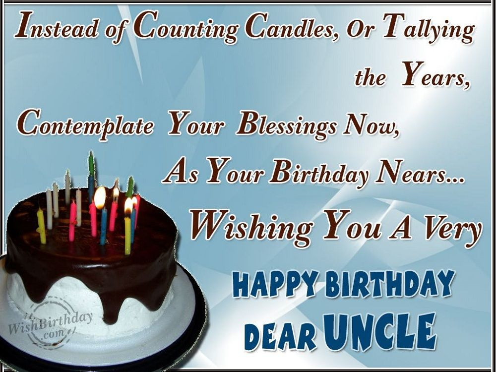 Best ideas about Birthday Quotes For Uncle
. Save or Pin Happy Birthday Uncle Quotes Now.