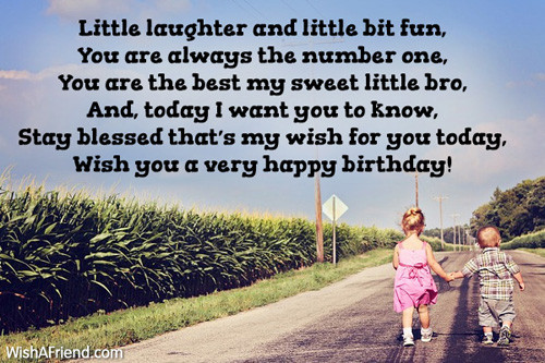 Best ideas about Birthday Quotes For Younger Brother
. Save or Pin Birthday Quotes for younger Brother 5 – Funpro Now.