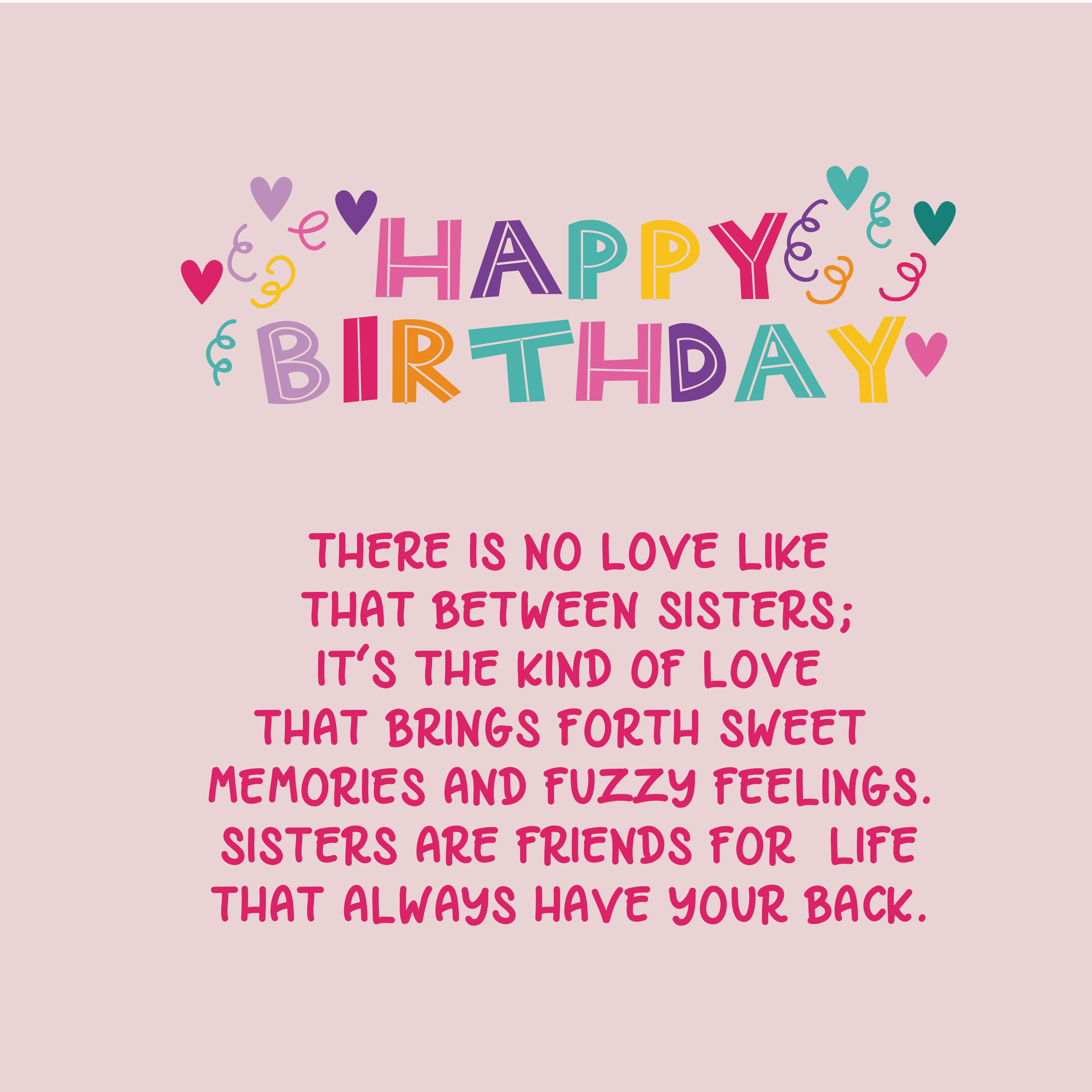 Best ideas about Birthday Quotes Sister
. Save or Pin 220 Birthday Wishes for Sister – Top Happy Birthday Wishes Now.