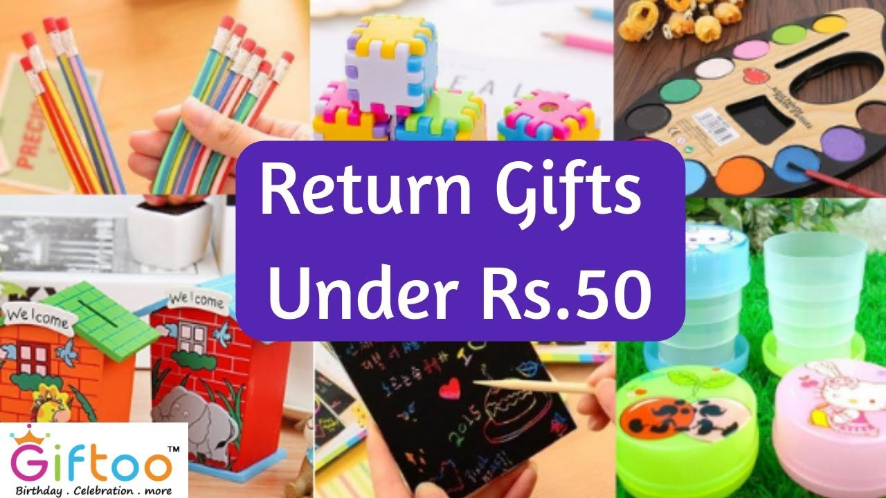 Best ideas about Birthday Return Gifts For Kids
. Save or Pin Return Gifts Ideas Under Rs 50 for kids birthday party Now.