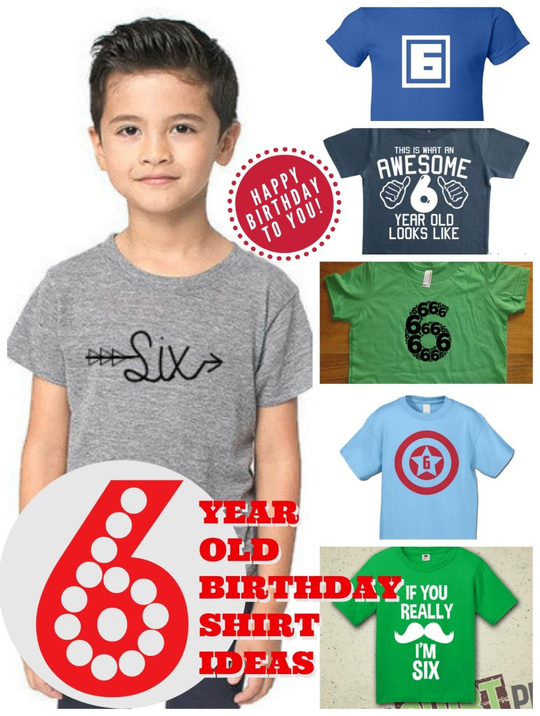 Best ideas about Birthday Shirt Ideas
. Save or Pin 7 Cute Ideas For A 6 Year Old Birthday Shirt Now.