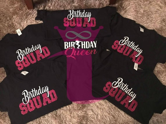Best ideas about Birthday Shirt Ideas
. Save or Pin Birthday Squad Shirt Birthday Queen Friend Squad Birthday Now.