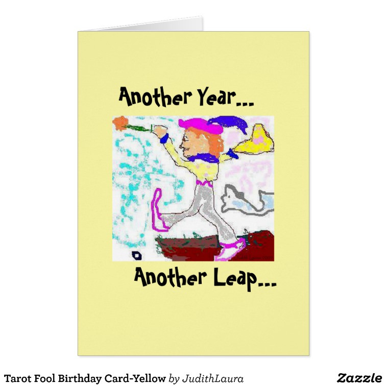 Best ideas about Birthday Tarot Card
. Save or Pin Tarot Fool Birthday Card Yellow Card Now.