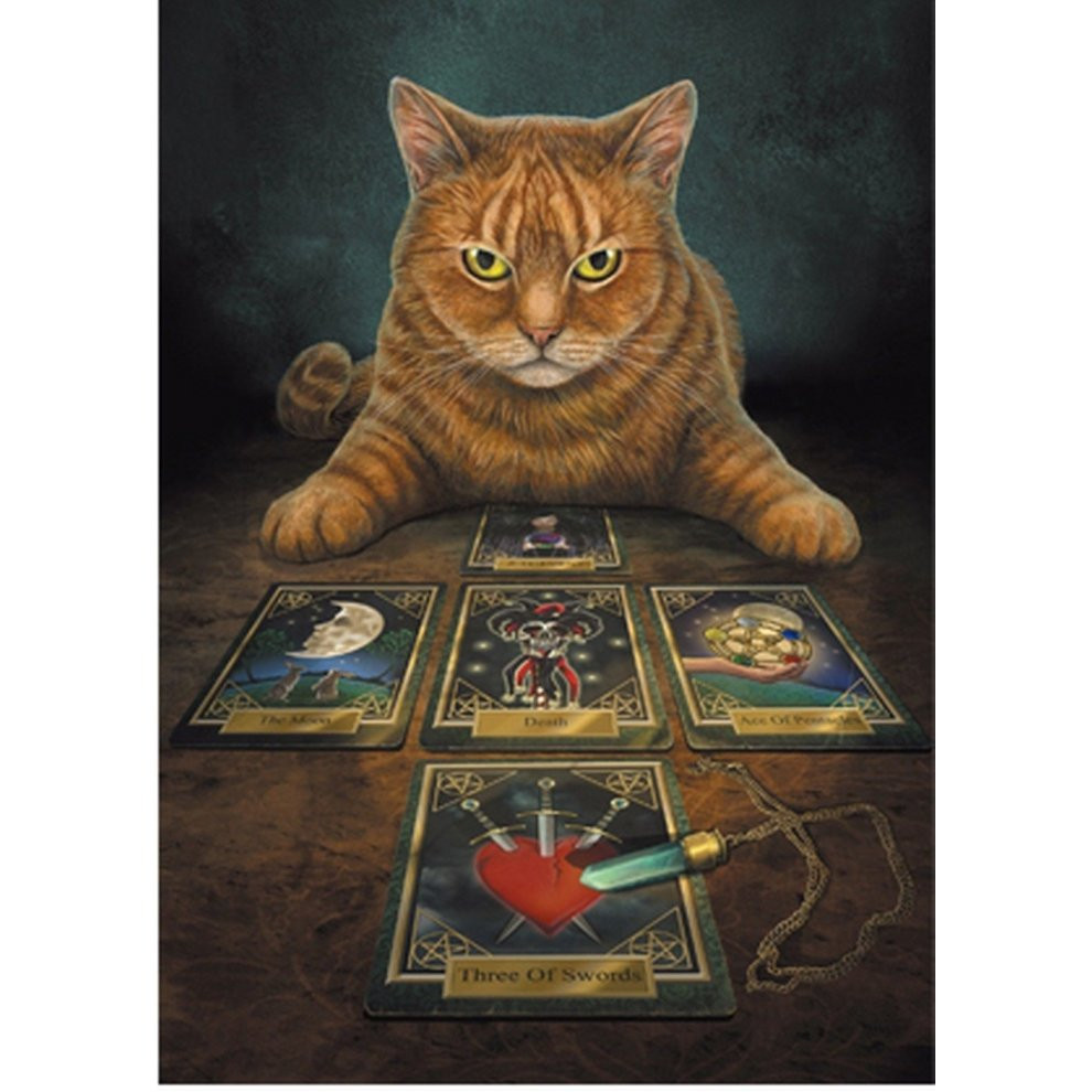 Best ideas about Birthday Tarot Card
. Save or Pin Lisa Parker The Reader Blank Greeting Card Ginger Cat Now.
