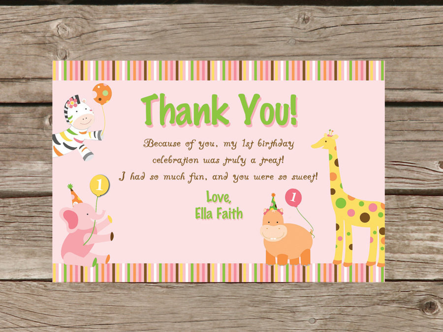Best ideas about Birthday Thank You Card Wording
. Save or Pin 1st Birthday Thank You Quotes QuotesGram Now.