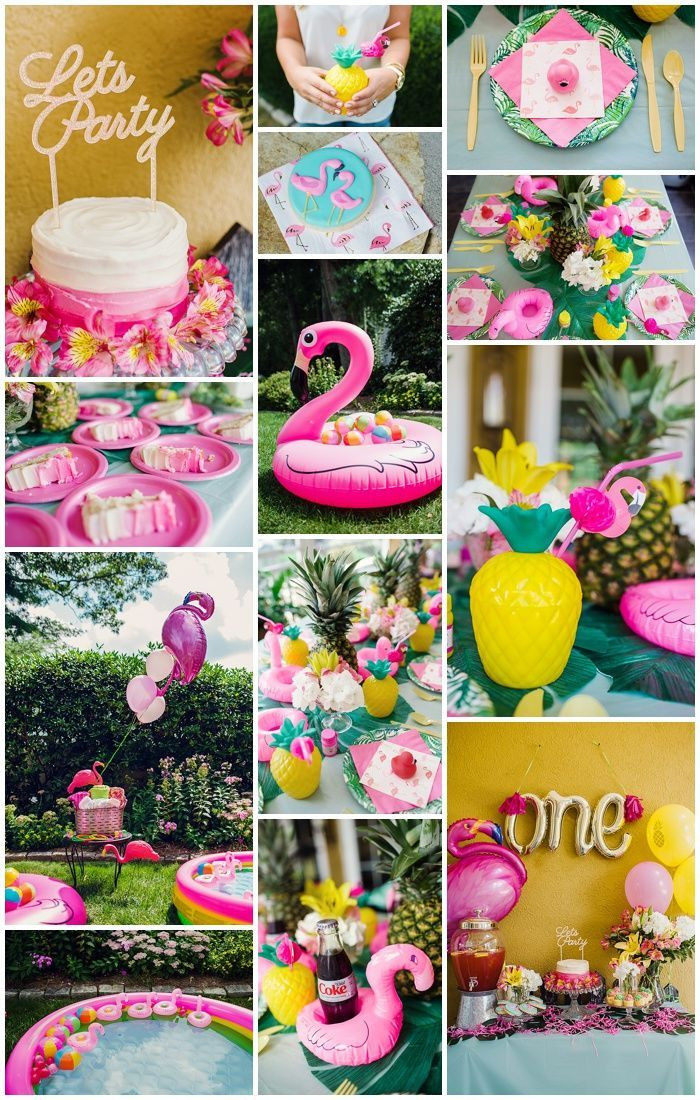 Best ideas about Birthday Theme Ideas
. Save or Pin First Birthday Party with Flamingo and Pineapple Theme Now.