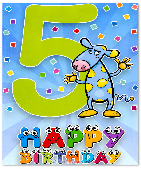 Best ideas about Birthday Wishes For 5 Year Old
. Save or Pin Happy 5th Birthday Wishes for 5 Year Old Boy or Girl Now.