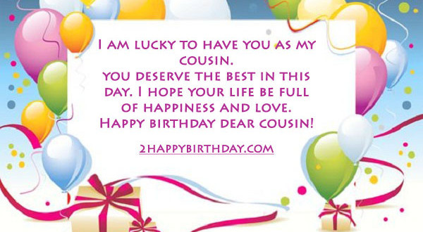 Best ideas about Birthday Wishes For A Cousin
. Save or Pin Happy Birthday Cousin Wishes & Quotes 2HappyBirthday Now.