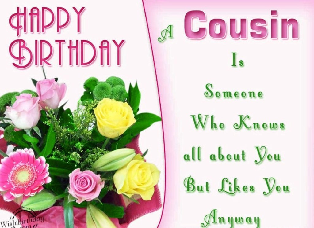 Best ideas about Birthday Wishes For A Cousin
. Save or Pin Happy Birthday Cousin 55 Best Wishes For Your Favorite Now.