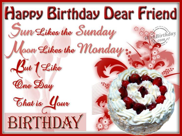 Best ideas about Birthday Wishes For A Dear Friend
. Save or Pin Happy Birthday Wishes for Friend Now.