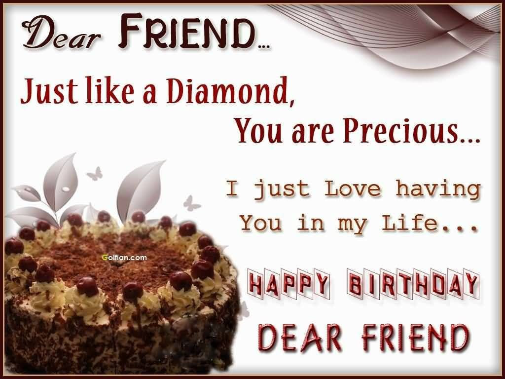 Best ideas about Birthday Wishes For A Dear Friend
. Save or Pin Dear Friend Happy Birthday s and Now.