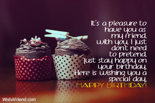 Best ideas about Birthday Wishes For A Special Male Friend
. Save or Pin Birthday Wishes For Friends Now.