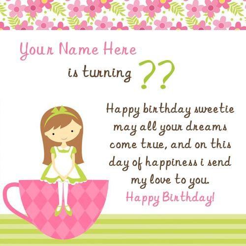 Best ideas about Birthday Wishes For Best Friend Girl
. Save or Pin Birthday Wish for Girl Name Picture Wishes Name Generator Now.