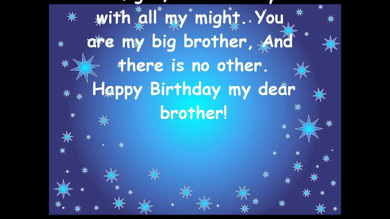 Best ideas about Birthday Wishes For Big Brother
. Save or Pin Nice birthday greeting for brother Now.