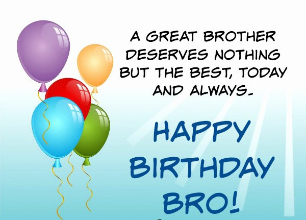 Best ideas about Birthday Wishes For Brother Images
. Save or Pin 200 Best Birthday Wishes For Brother 2019 My Happy Now.
