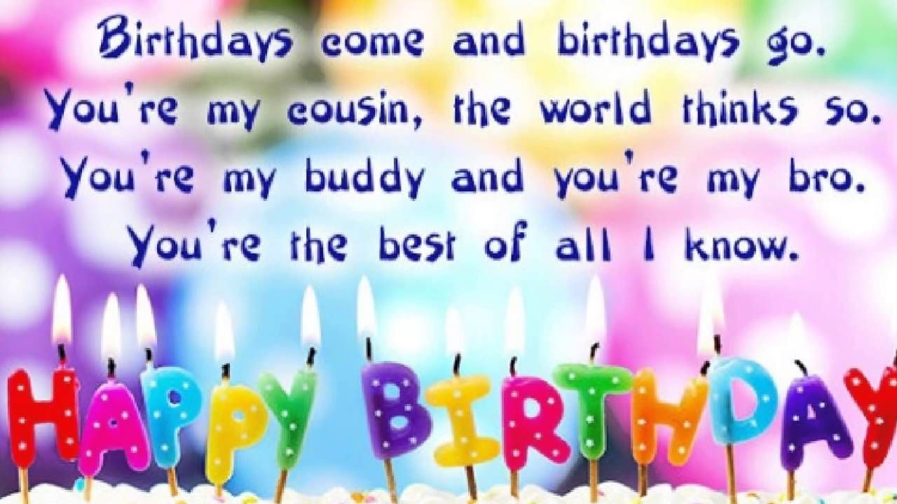 Best ideas about Birthday Wishes For Cousin Brother
. Save or Pin Happy Birthday Cards For Cousin Brother – Happy Birthday Now.