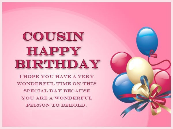 Best ideas about Birthday Wishes For Cousin Brother
. Save or Pin Cousin Birthday images Birthday wishes messages and Now.