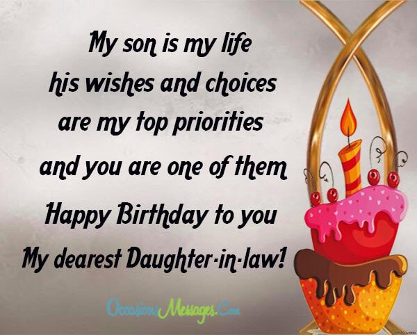 Best ideas about Birthday Wishes For Daughter In Law
. Save or Pin Birthday Wishes for Daughter in Law Occasions Messages Now.