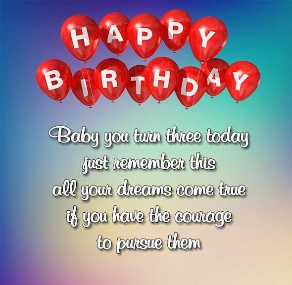 Best ideas about Birthday Wishes For Daughter Turning 3
. Save or Pin Happy 3rd Birthday Wishes & Quotes for Boy or Girl Now.