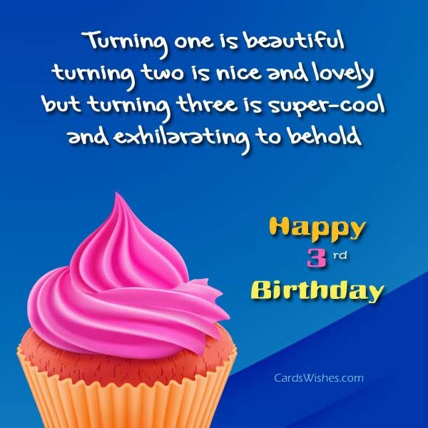 Best ideas about Birthday Wishes For Daughter Turning 3
. Save or Pin Happy 3rd Birthday Wishes Cards Wishes Now.