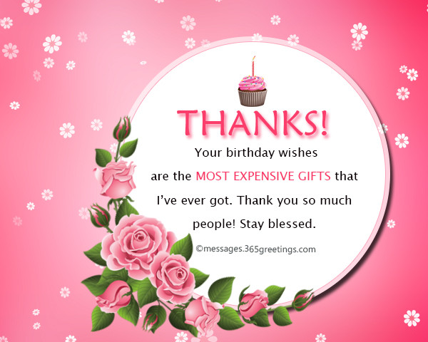 Best ideas about Birthday Wishes For Facebook
. Save or Pin Thank You Message For Birthday Wishes Now.