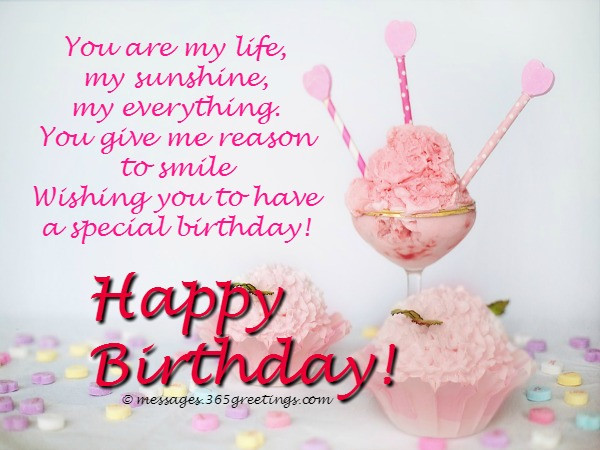 Best ideas about Birthday Wishes For Girl
. Save or Pin Birthday Wishes for Girlfriend 365greetings Now.