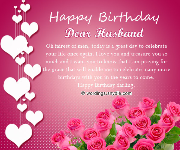 Best ideas about Birthday Wishes For Husband With Romantic
. Save or Pin Birthday Wishes for Husband Husband Birthday Messages and Now.