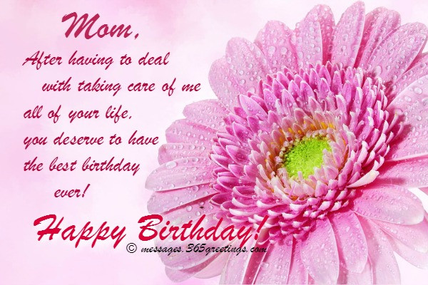 Best ideas about Birthday Wishes For Mom
. Save or Pin Birthday Wishes for Mother 365greetings Now.