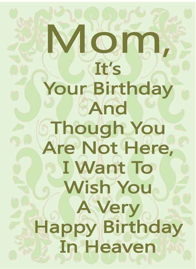 Best ideas about Birthday Wishes For Mom Who Has Passed Away
. Save or Pin HAPPY BIRTHDAY QUOTES FOR MOM WHO PASSED AWAY image quotes Now.