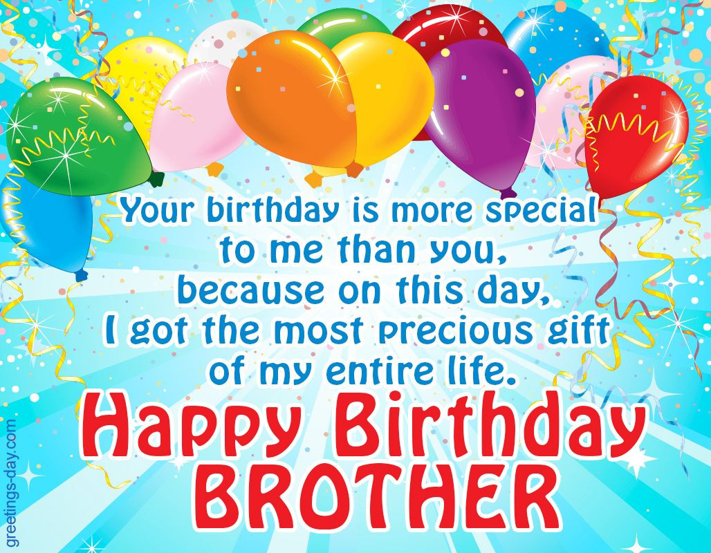 Best ideas about Birthday Wishes For My Brother
. Save or Pin Happy Birthday Brother Free Ecards Wishes in Now.