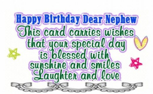 Best ideas about Birthday Wishes For My Nephew
. Save or Pin 70 Birthday Wishes and Messages for Nephew Now.