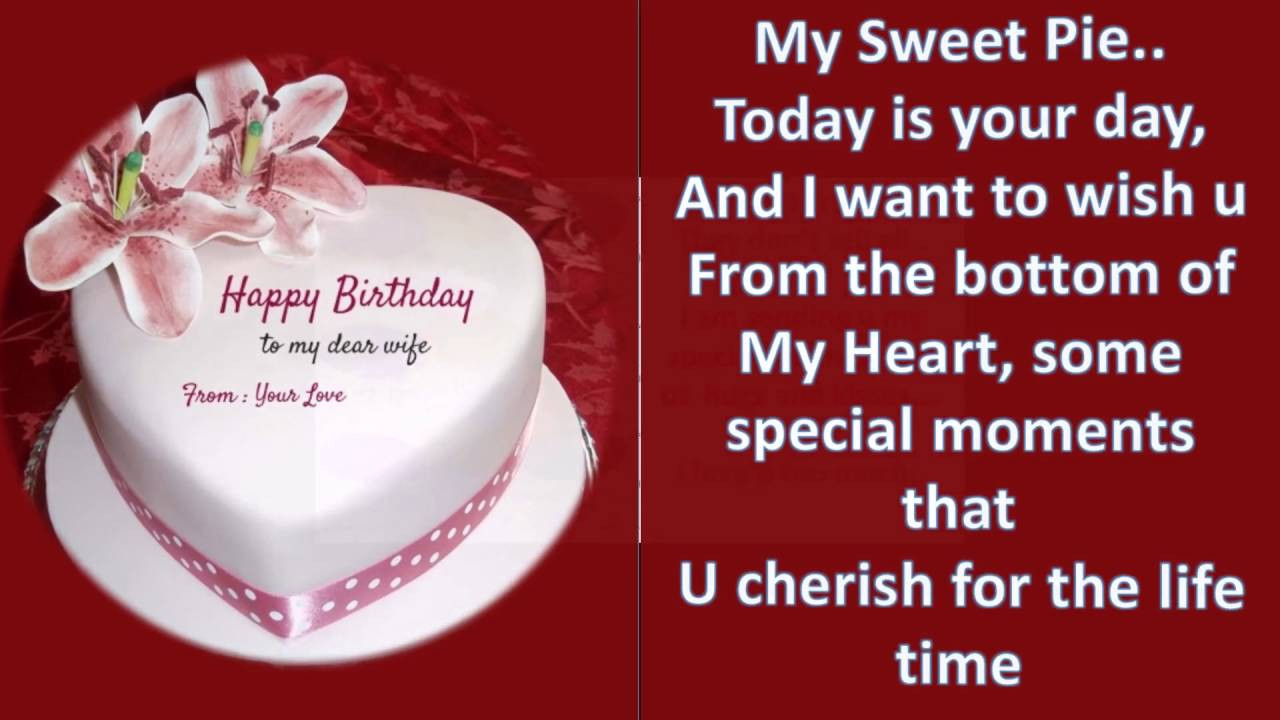 Best ideas about Birthday Wishes For My Wife
. Save or Pin Heartfelt birthday message wishes and greetings to wife Now.