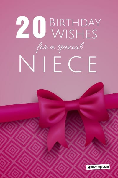 Best ideas about Birthday Wishes For Niece For Facebook
. Save or Pin 20 Birthday Wishes For a Special Niece AllWording Now.