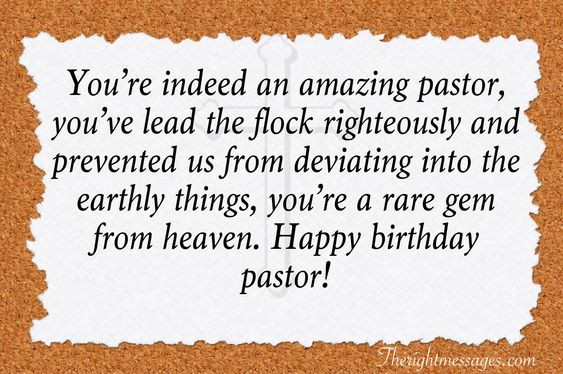 Best ideas about Birthday Wishes For Pastor
. Save or Pin Happy Birthday Wishes For Pastor Inspiring Funny & Poem Now.