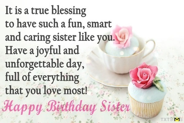 Best ideas about Birthday Wishes For Sister Quotes
. Save or Pin Happy Bithday wishes for sister with images Now.