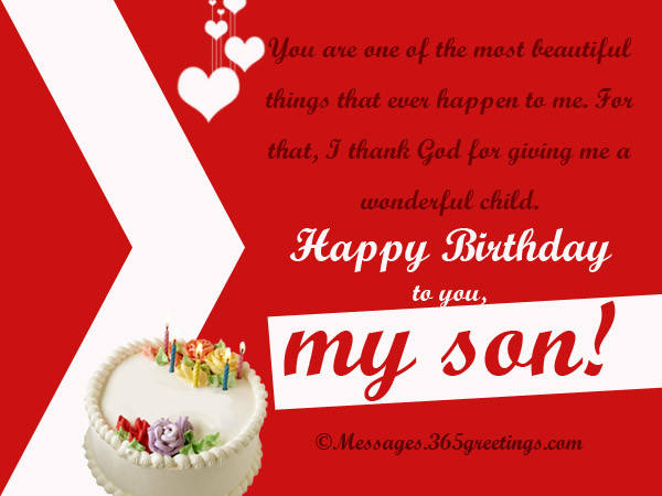 Best ideas about Birthday Wishes For Son
. Save or Pin Birthday Wishes for Son 365greetings Now.