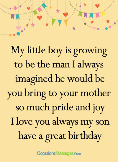 Best ideas about Birthday Wishes For Son From Mother For Facebook
. Save or Pin Birthday Wishes for Son from Mother Occasions Messages Now.