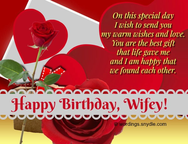 Best ideas about Birthday Wishes For Wife With Love
. Save or Pin Birthday Wishes And Messages for Wife Wordings and Messages Now.