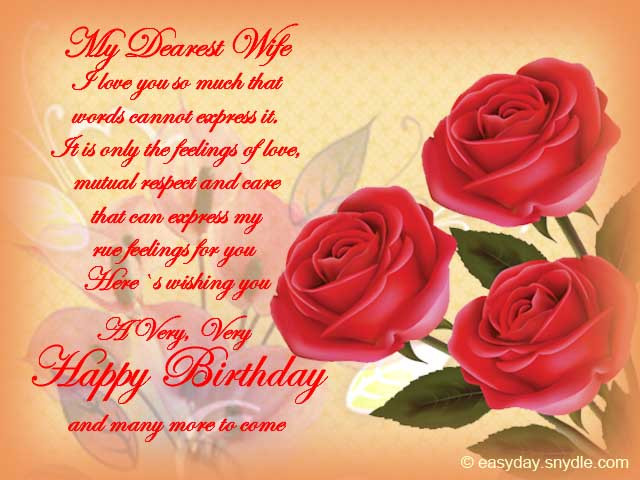 Best ideas about Birthday Wishes For Wife With Love
. Save or Pin Birthday Wishes for Wife Easyday Now.