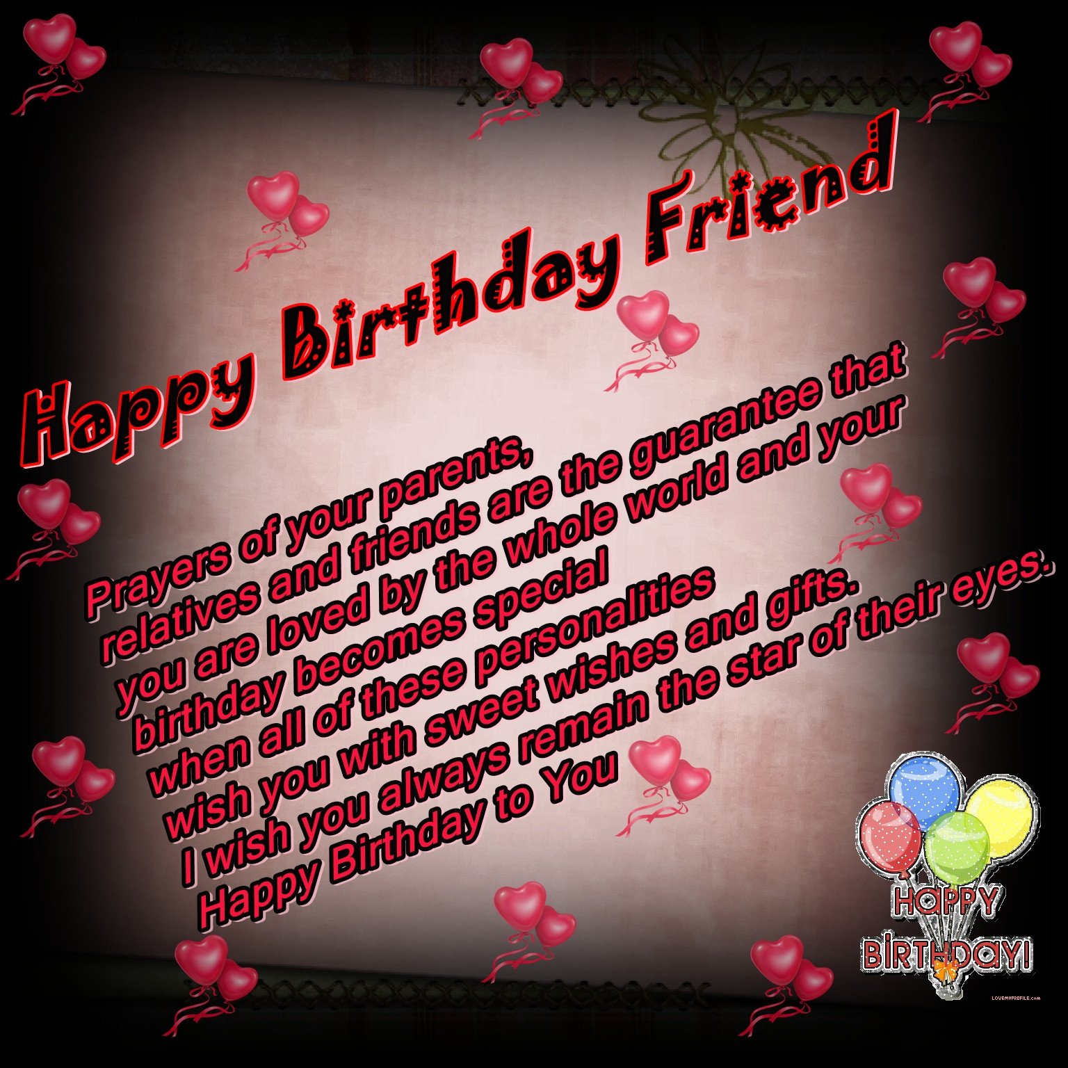 Best ideas about Birthday Wishes Friend
. Save or Pin Happy Birthday Now.