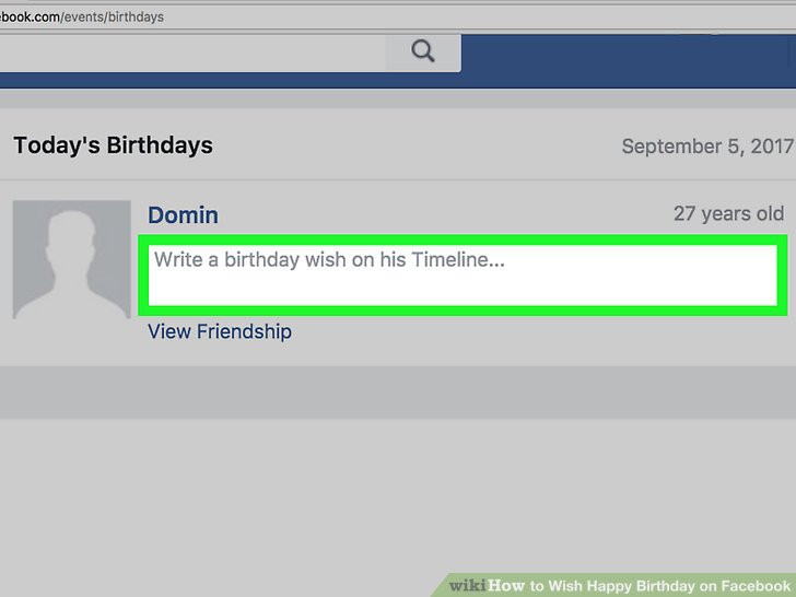 Best ideas about Birthday Wishes On Facebook Timeline
. Save or Pin 3 Ways to Wish Happy Birthday on wikiHow Now.