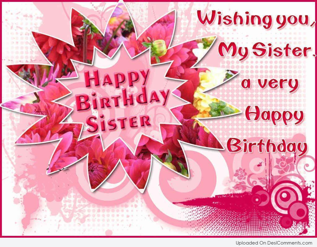 Best ideas about Birthday Wishes Sister
. Save or Pin Birthday Wishes for Sister Graphics for Now.